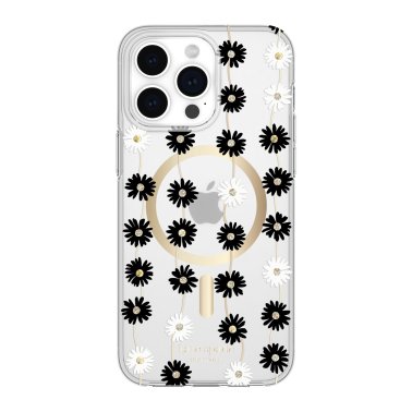 iPhone 15 Pro Max Kate Spade Protective Hardshell MagSafe Case - Daisy Chain