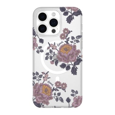 iPhone 15 Pro Max Coach Protective Case w/MagSafe - Moody Floral