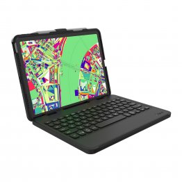iPad Pro 11 2018-2022/Air 10.9 2022/2020 ZAGG Black Rugged Book and Keyboard Case