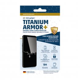 Slick Gadget Titanium Armor Plus Liquid Screen Protector with $100 screen replacement warranty