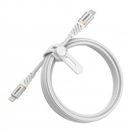 OtterBox 200cm USB-C to Lightning Braided Charge and Sync Cable - White