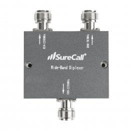SureCall Wide-Band Diplexer 698-787MHz & 824-2200MHz - 50 Ohm - N-Female
