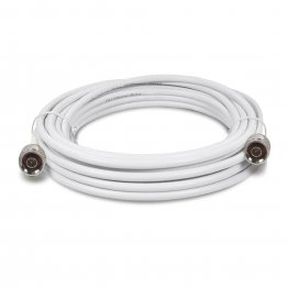 SureCall Cable 20 ft. White SC-240 Ultra Low Loss Coax Cable - N-Male