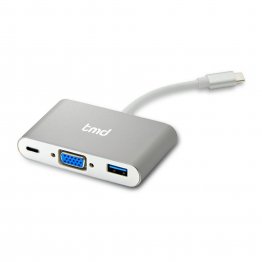 tmd USB-C to VGA Multiport Adapter - Silver