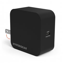 Hypergear 45W PD SpeedBoost Single Port USB-C wall Charger - Black