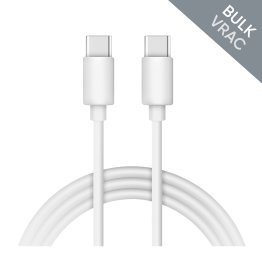 Bulk - HyperGear USB-C to USB-C Cable 90cm - White