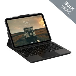 Bulk - iPad 10.9 Education UAG Rugged Bluetooth Keyboard w/Trackpad -Black