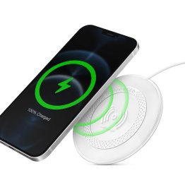 HyperGear 15W White ChargePad Pro Wireless Fast Charger w/ USB-C Adapter