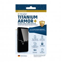 Slick Gadget Titanium Armor Plus Liquid Screen Protector with $300 screen replacement warranty