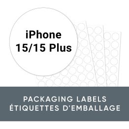 Labels for iPhone 15/15 Plus Lens Protectors - 63 labels