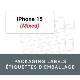 Labels for iPhone 15 Case (Mixed)