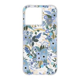 iPhone 15 Pro Max Rifle Paper MagSafe Case - Garden Party Blue