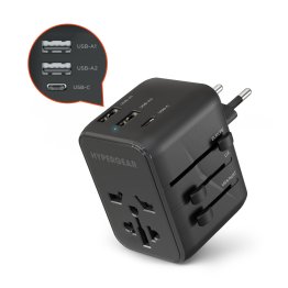 HyperGear 15W WorldCharge Universal Travel Adapter with USB-C