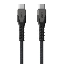 UAG 5 ft. 150cm USB-C to USB-C Kevlar Rugged Charge and Sync Cable - Black
