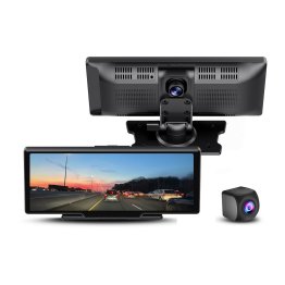 GekoGear Orbit C120 10.26" Display for Apple CarPlay Android Auto with Dual Dash Cam, Back Up Cam