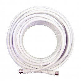 Wilson Cable 30 ft. white RG6 low loss coax cable