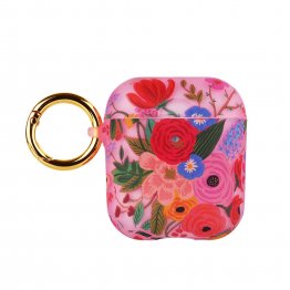 AirPods Gen1/2 Rifle Paper Clear Blush Garden Party Case w/ Circular Ring