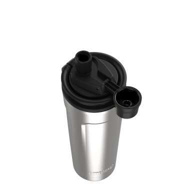 Otterbox Elevation Tumbler with Closed Lid - 16OZ - (Silver Panther - Black)