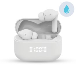 Naztech xPods Pro ANC True Wireless with Wireless Charging Case - White