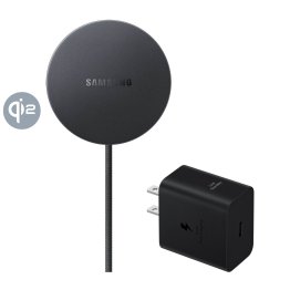 Samsung OEM Qi2 25W Magnet Wireless Charger with 45W Power Adapter - Dark Grey
