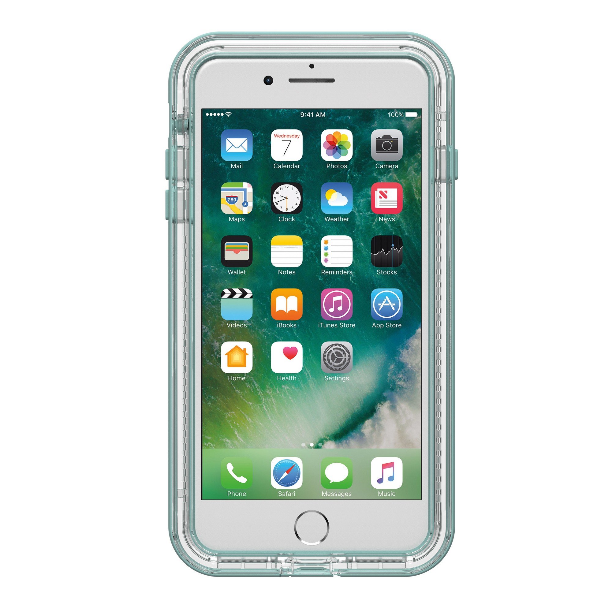 iPhone 8 Plus/7 Plus LifeProof Clear/Blue (Seaside) Next case
